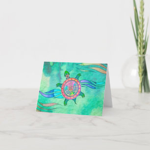 Andesköldpadda tomma Notecard Kort