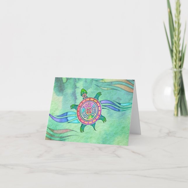 Andesköldpadda tomma Notecard Kort (Framsida)