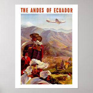 Andesna av Ecuador Poster
