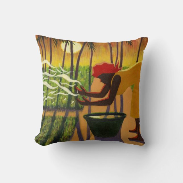 Andeträdgården 2007 kudde (Framsida)