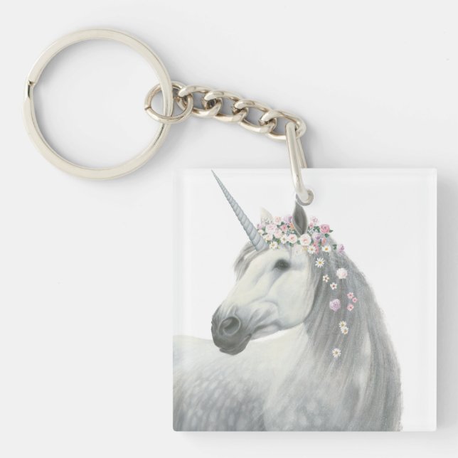 AndeUnicorn med blommor i Mane (Framsidan)