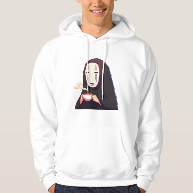 andfådd - maskera animerat drickte hoodie (Framsida)
