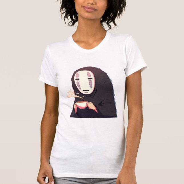 andfådd - maskera animerat drickte t shirt (Framsida)
