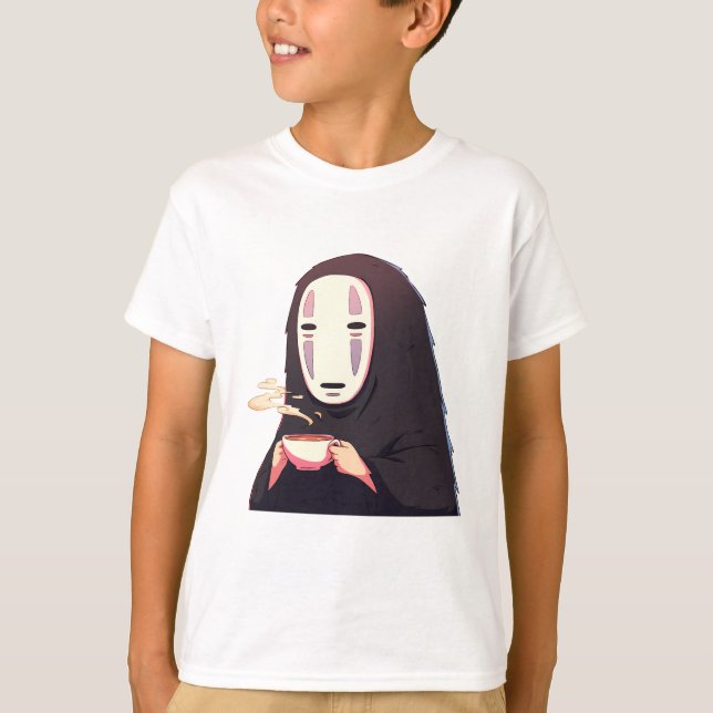 andfådd - maskera animerat drickte t shirt (Framsida)