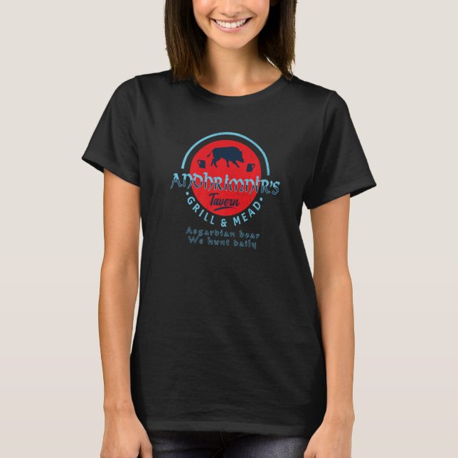 Andhrimnirs Värdshus Viking T Shirt (Framsida)