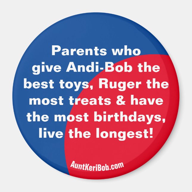 Andi-Bob Ruger Parents Magnet (Framsidan)