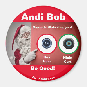 Andi Bob Santa tittar på Magnet