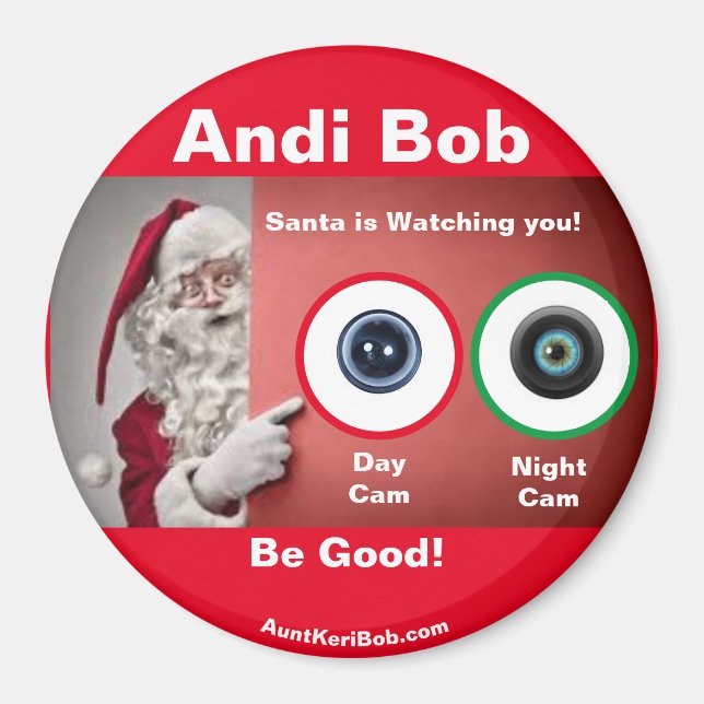 Andi Bob Santa tittar på Magnet (Framsidan)