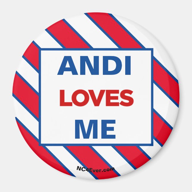 ANDI KÄRLEK ME magnet (Framsidan)
