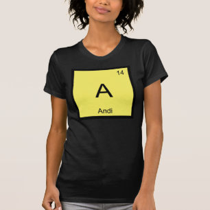 Andi Namn Kemi Element Periodiska Systemet Tee