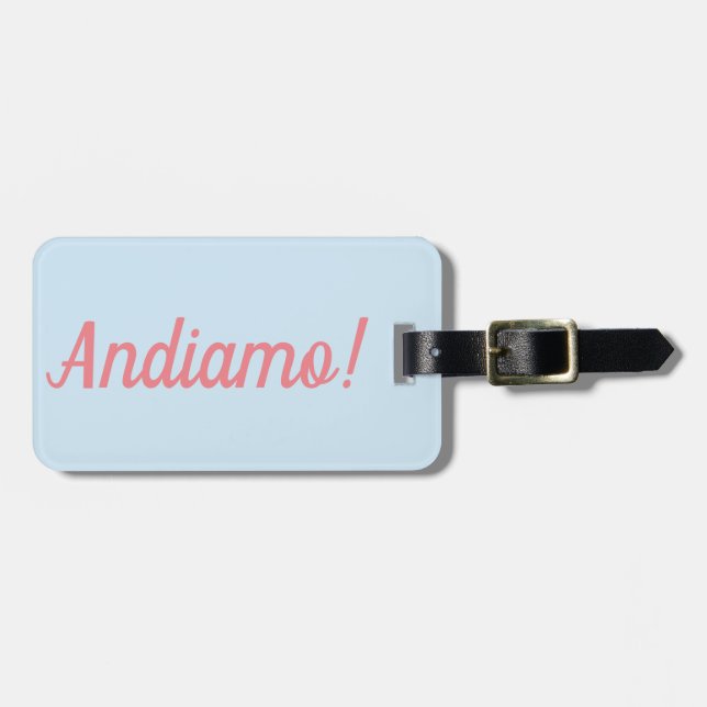 Andiamo Luggage Tag Bagagebricka (Horisontell Framsida)