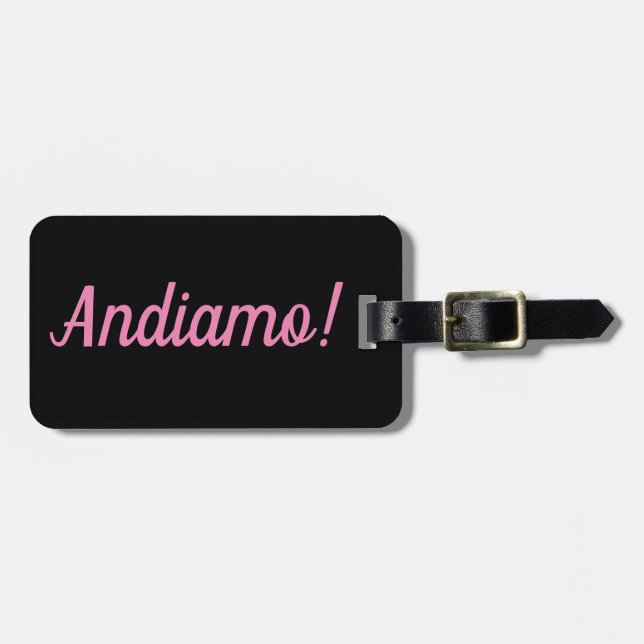 Andiamo Luggage Tag Bagagebricka (Horisontell Framsida)