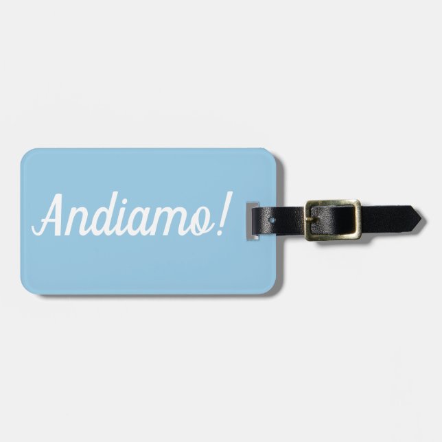 Andiamo Luggage Tag Bagagebricka (Horisontell Framsida)