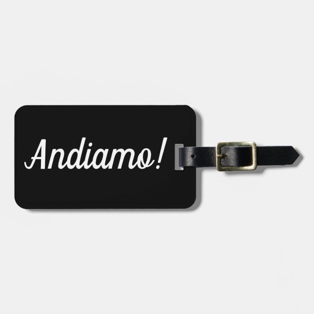 Andiamo Luggage Tag Bagagebricka (Horisontell Framsida)