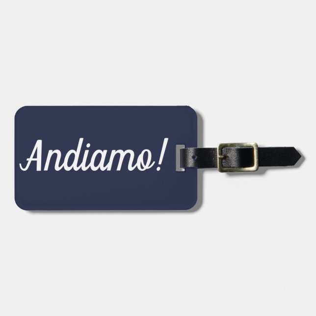 Andiamo Luggage Tag Bagagebricka (Horisontell Framsida)