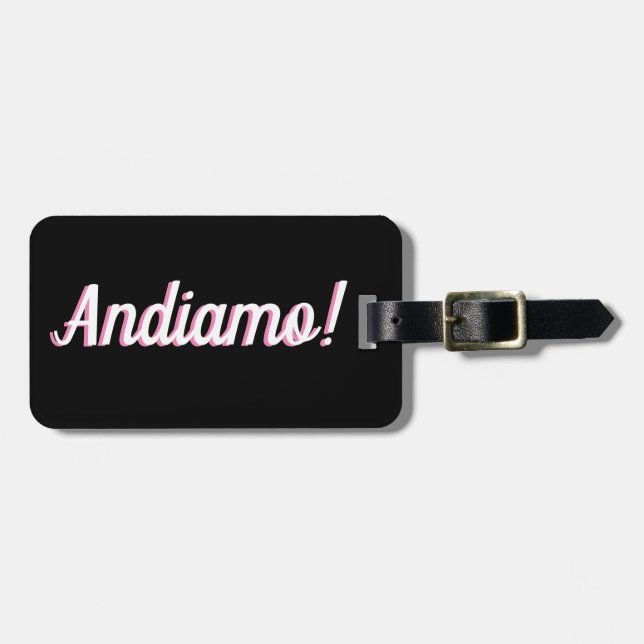 Andiamo Luggage Tag Bagagebricka (Horisontell Framsida)