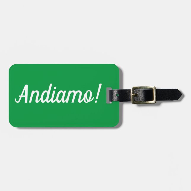 Andiamo Luggage Tag Bagagebricka (Horisontell Framsida)