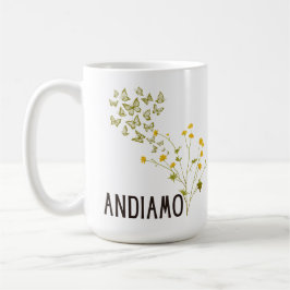 Andiamo (med Buttercups & Butterflies) Kaffemugg