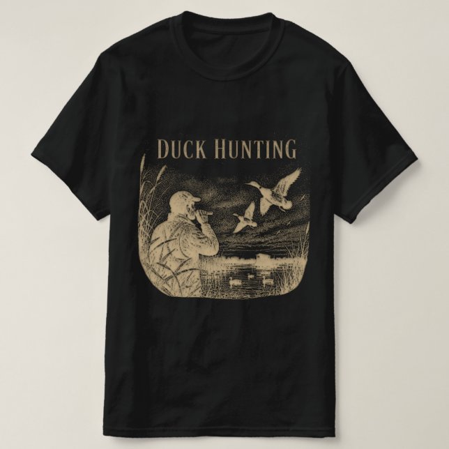 Andjakt  t shirt (Design framsida)