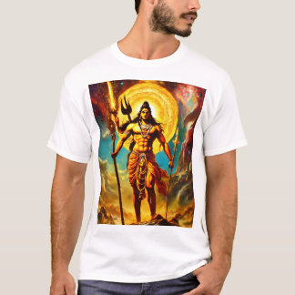 Andlig Abstrakt Image of Lord Shiva T Shirt
