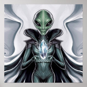 Andlig Alien Poster