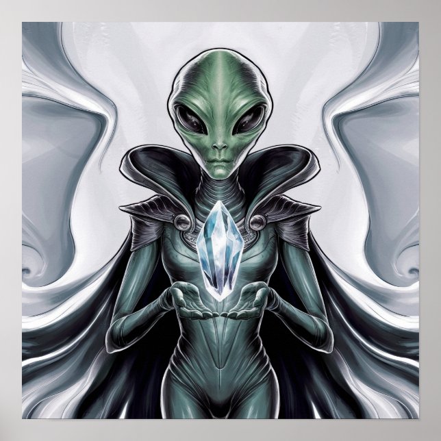 Andlig Alien Poster (Framsidan)