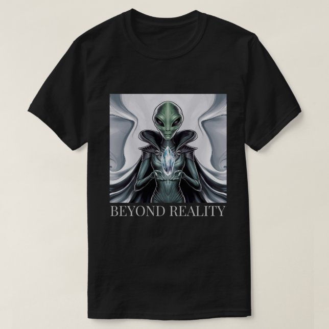 Andlig Alien T Shirt (Design framsida)