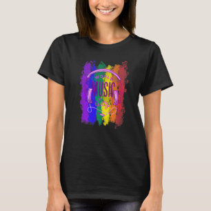 Andlig Anarchy gotiic Måne Phases Mystic Tattoo T Shirt