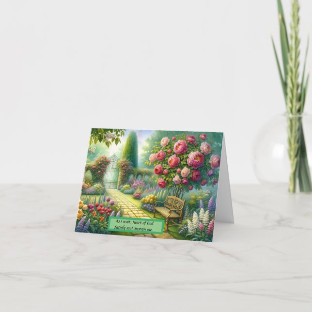 Andlig anteckningskort (Framsida)