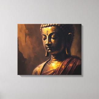 Andlig Aura i Buddha: Emotional Classic Canvastryck