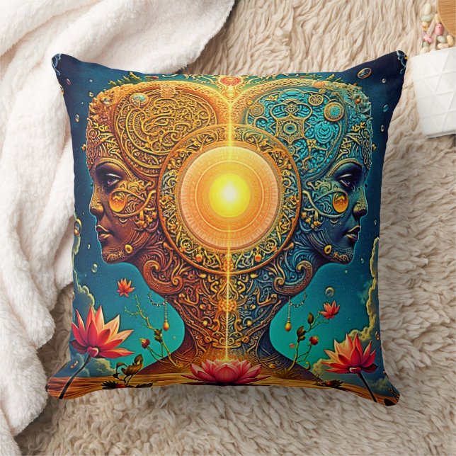 Andlig Awakening Art Kudde (Filt)