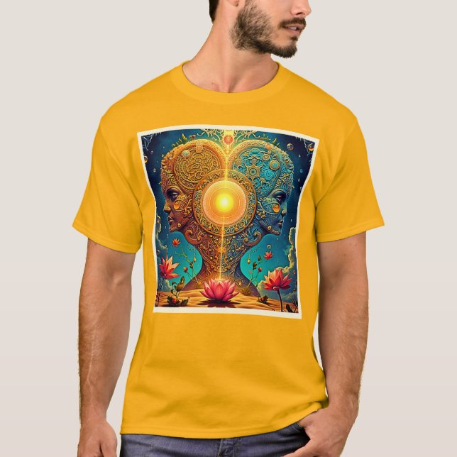 Andlig Awakening Art T Shirt (Framsida)