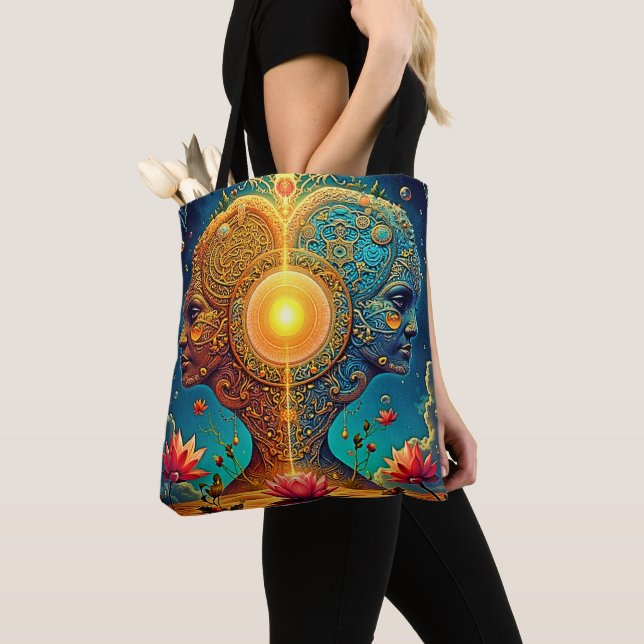 Andlig Awakening Art Tygkasse (Närbild)
