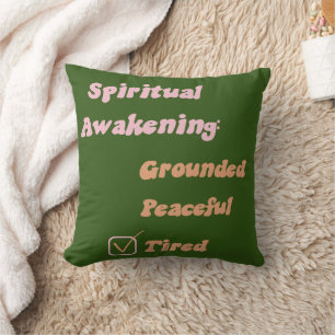 Andlig Awakening Funny Kudde
