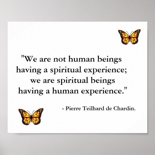 Andlig Beings Poster (Framsidan)