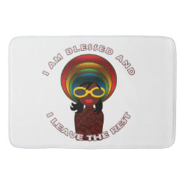 Andlig Blästat Lycklig Badrumsmatta