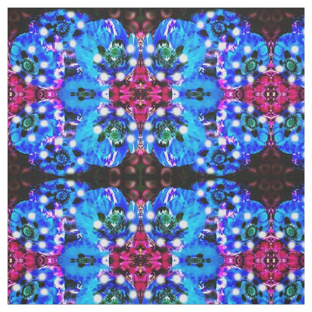 Andlig blommor tyg (Provkarta)