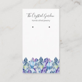 Andlig Boho Amethyst Crystals Earring Jewelry Visitkort