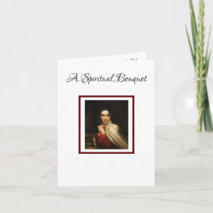 Andlig Bouquet St. Teresa of Avila Kort