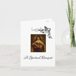 Andlig Bouquet St. Thérèse Kort