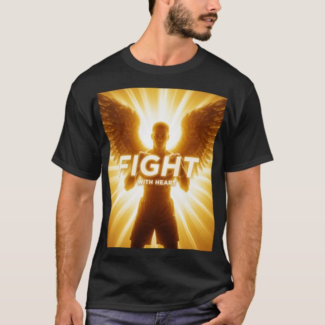 Andlig boxningskoncept t-shirt (Framsida)