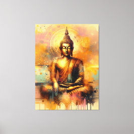 Andlig Buddha Canvastryck