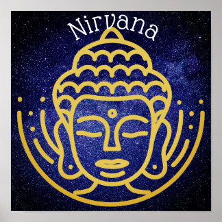 Andlig Buddha Nirvana poster