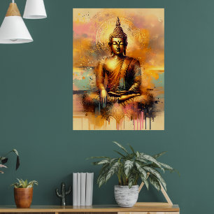 Andlig Buddha Poster