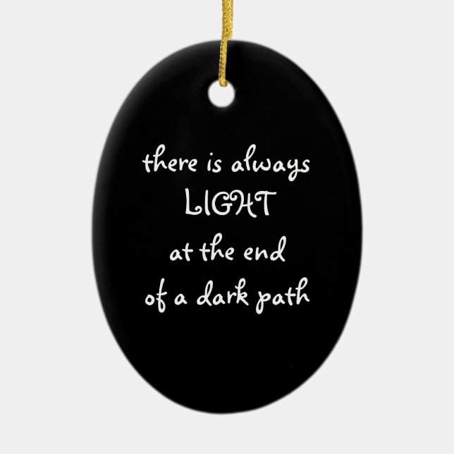 Andlig-citat Julgransprydnad Keramik (Framsidan)