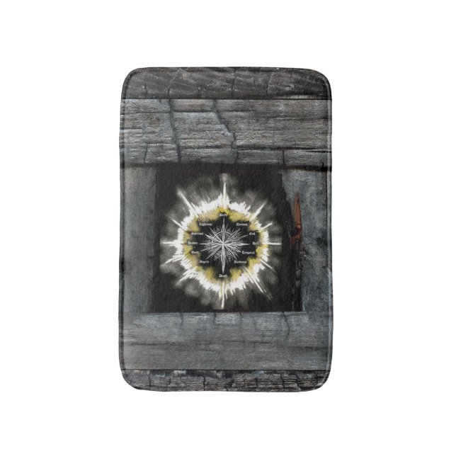 Andlig Compass Badrumsmatta (Framsidan (Vertikal))