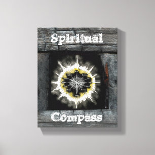 Andlig Compass Canvastryck