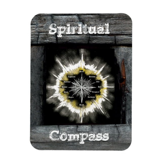 Andlig Compass Magnet (Vertikal)