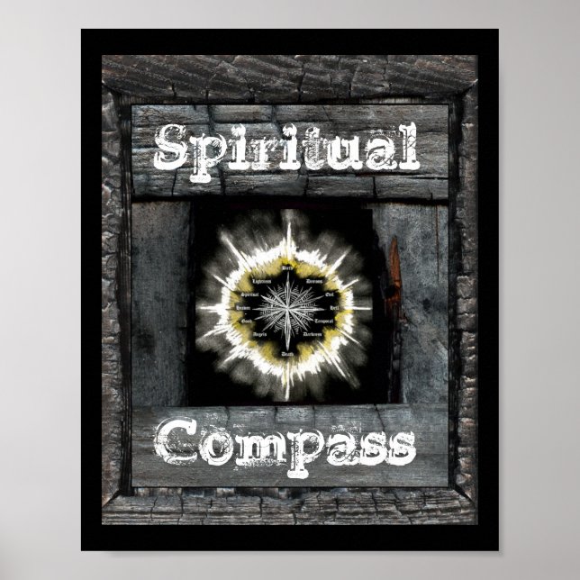 Andlig Compass Poster (Framsidan)