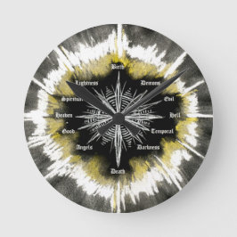 Andlig Compass Rund Klocka